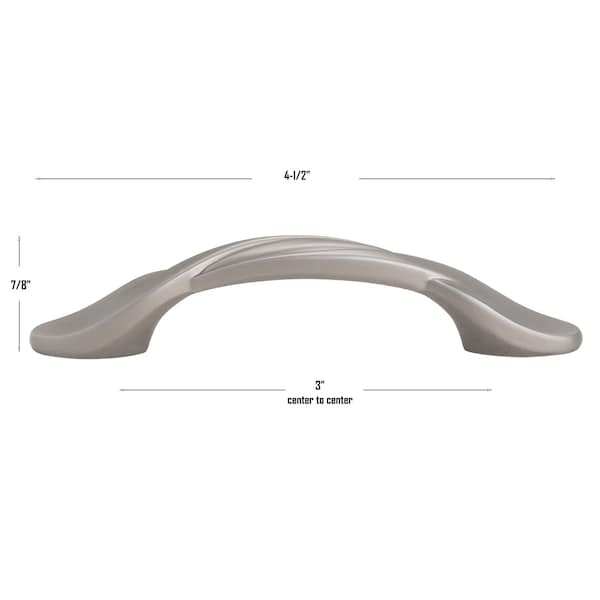 3 In. Classic Twisted Pull Cabinet Hardware Handle - 87340-GPH, 10PK